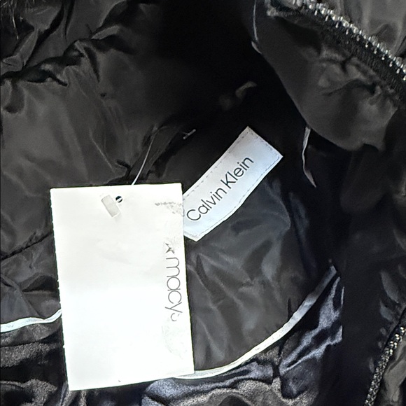 Calvin Klein Mid Length Quilted Puffer Hooded Women’s Jacket R13 - Picture 6 of 7